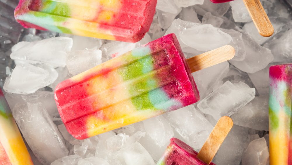 Rainbow Just Juice Ice Pops