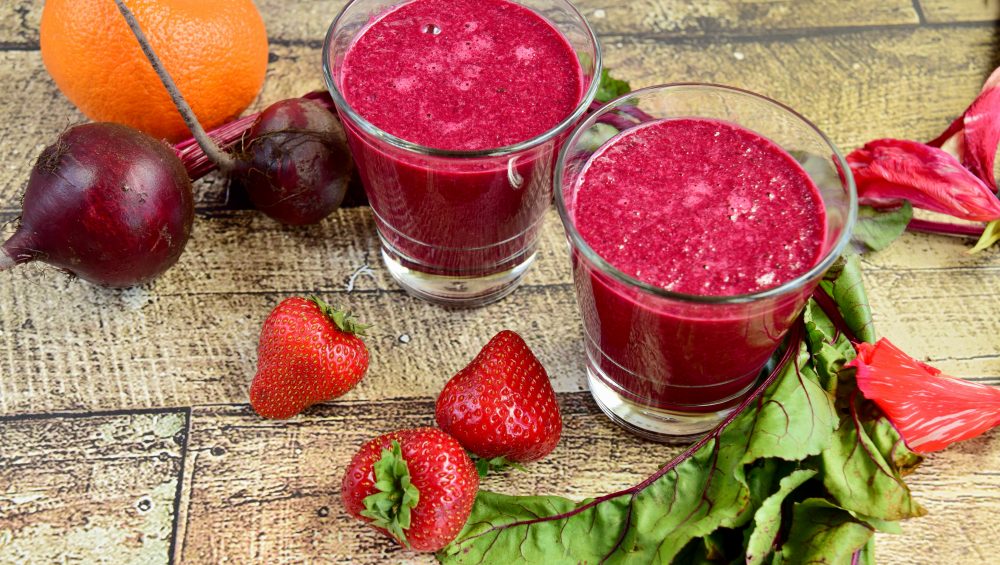 Strawberry Orange Beet Smoothie